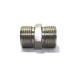 SS Double Nipple Hex Adapter Male  Commercial. Stainless Steel 202.